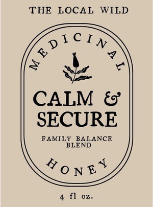 Calm & Secure – Relaxation & Emotional Balance Herbal Honey