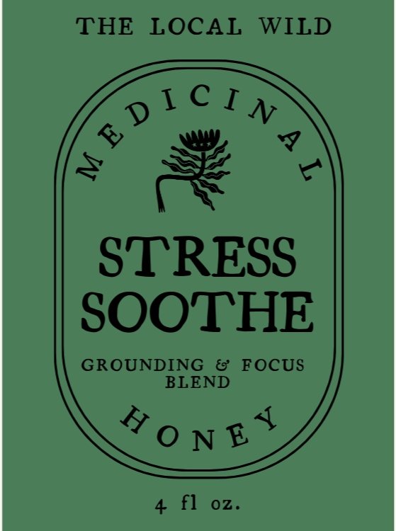 Stress Soothe – Resilience & Grounding Herbal Honey Blend