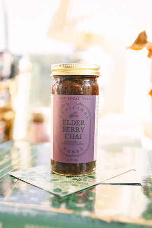 Elderberry Chai - Spiced Herbal Honey for Seasonal Wellness