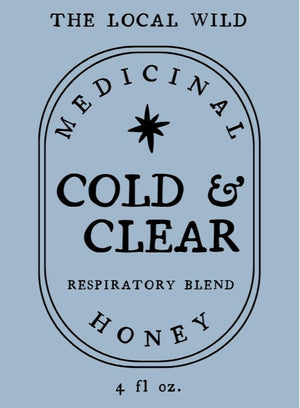 Cold & Clear - Seasonal Ailments & Respiratory Support Herbal Honey