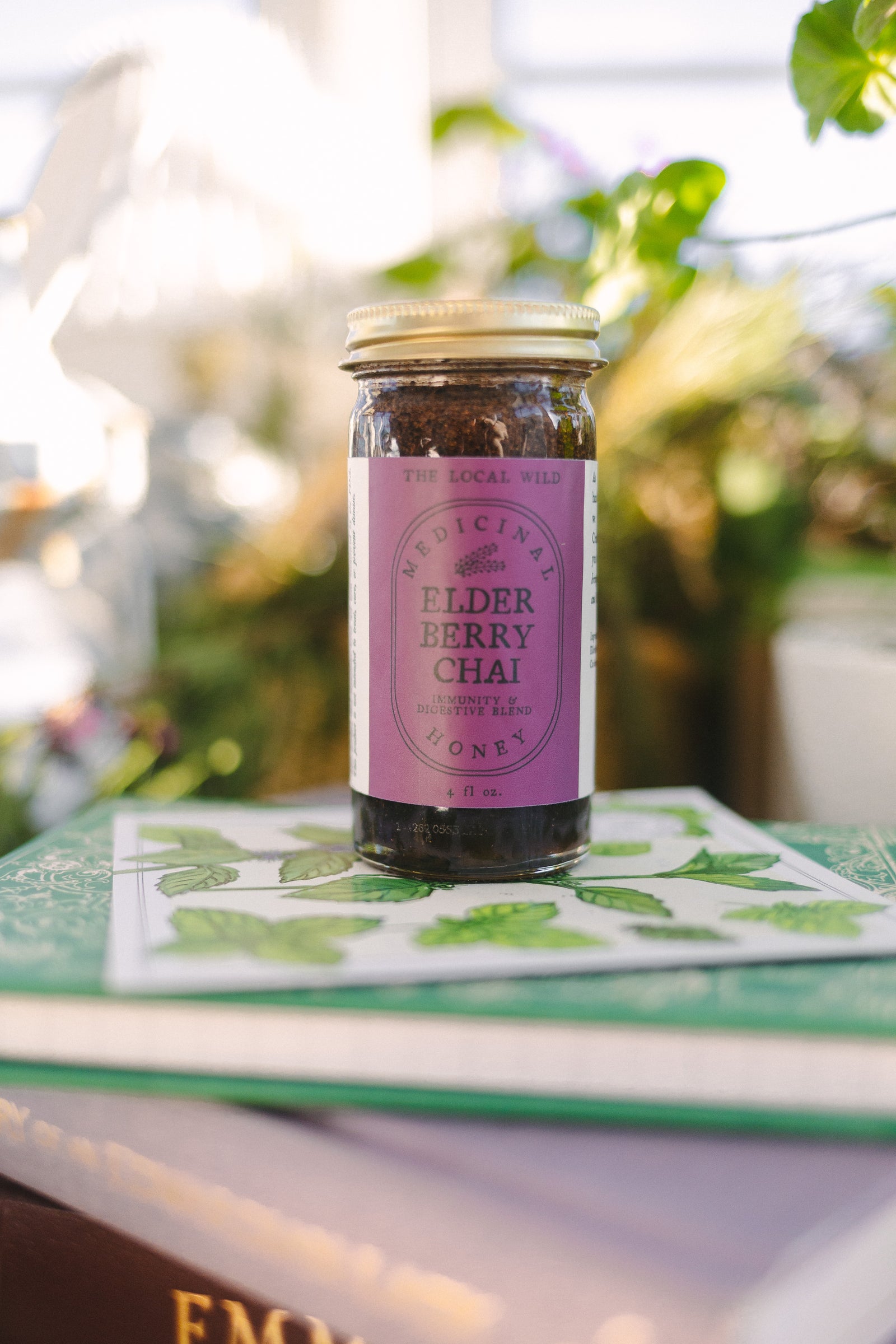 Elderberry Chai - Spiced Herbal Honey for Seasonal Wellness