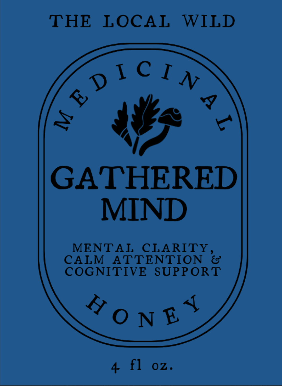 Gathered Mind - Mental clarity, emotional steadiness, collected focus blend